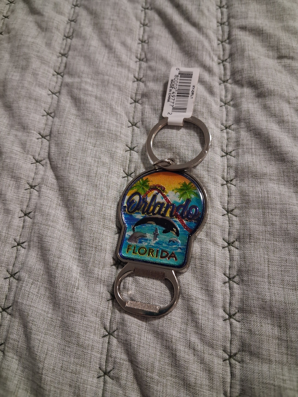 Orlando Florida Multicolor Souvenir Bottle Opener Keychain